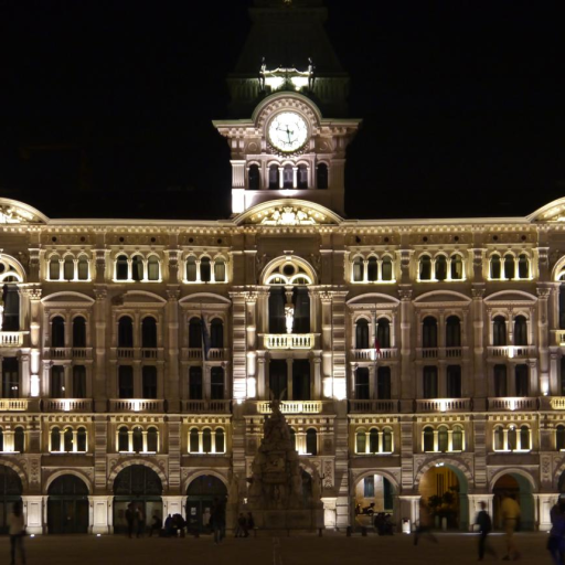 Veduta di Trieste e della costa